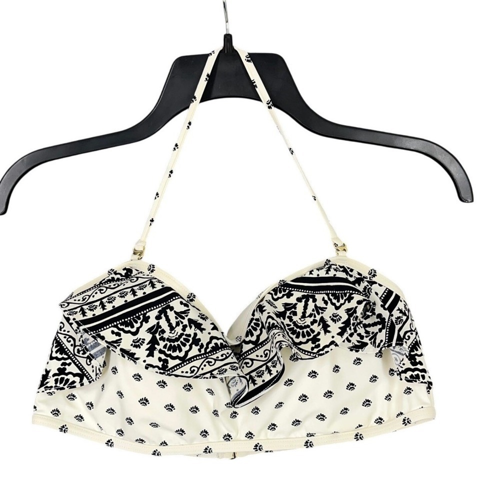 Vineyard Vines Bikini Halter Top Size M Floral Paisley Swimwear Preppy Coastal